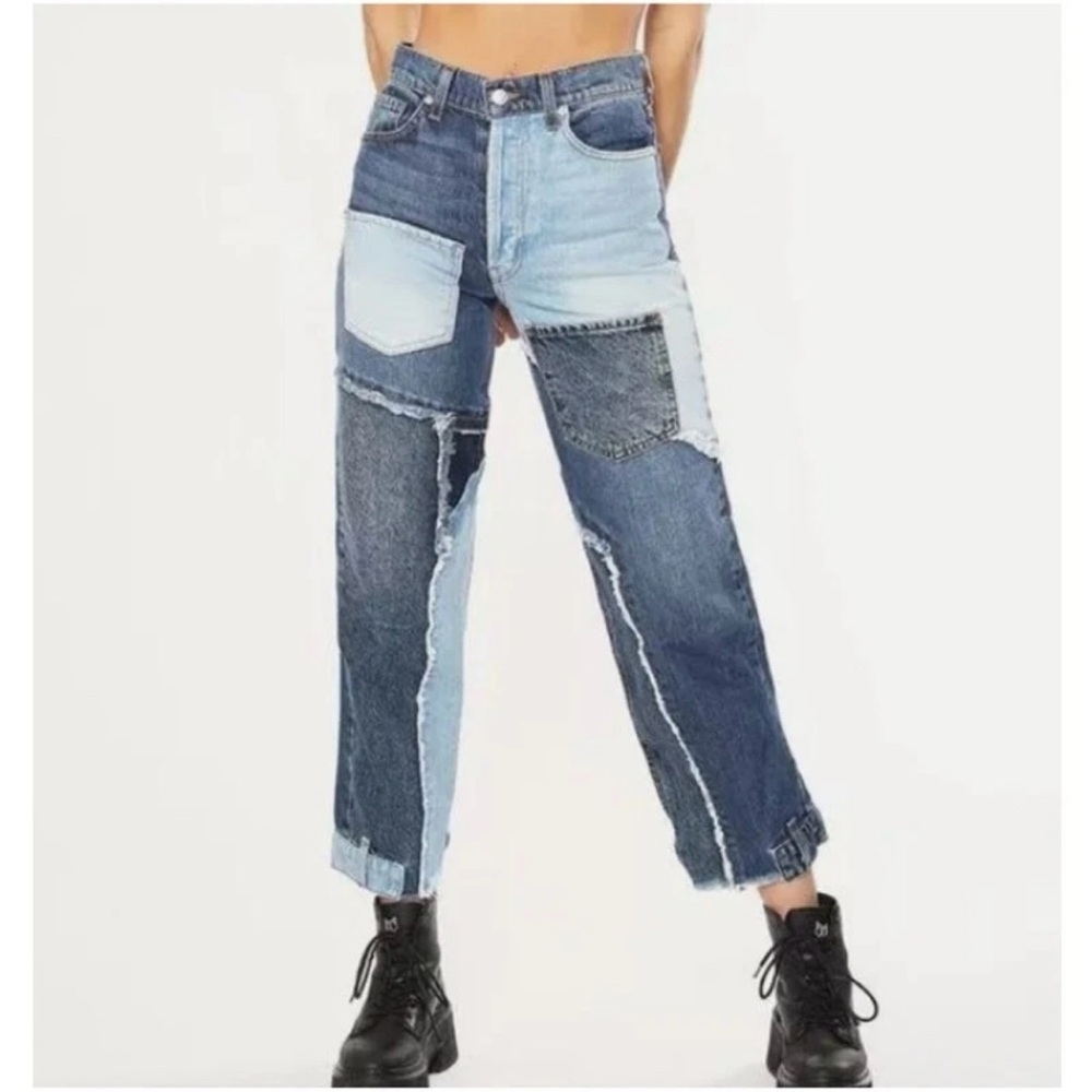 Revice High Waisted Patchwork Matchmaker Love At … - image 1